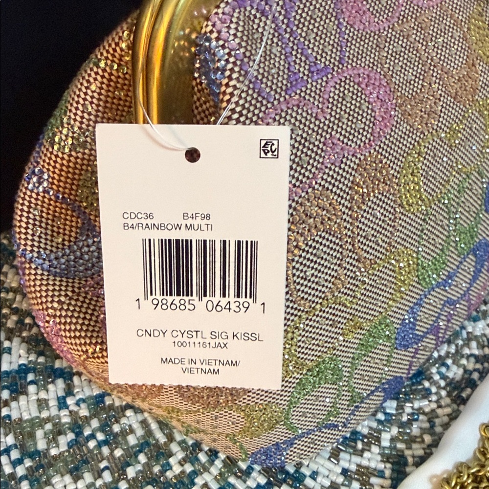 Coach Candy Crystal Signature Frame Kisslock 16 - Picture 11 of 11